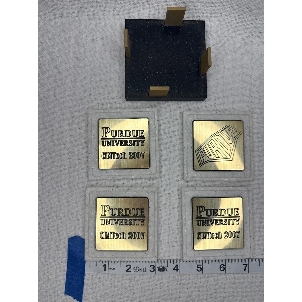 Purdue University‎ CIMTech 2007 Coasters Set of 4